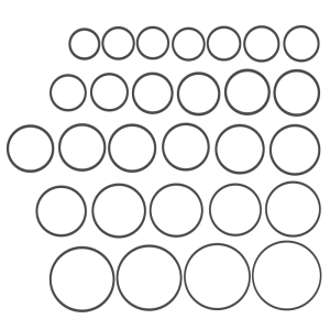 Rubber Drive Belt for Video Players Belts High Elasticity 20-100mm Folded Size Option Thickness 1.5mm