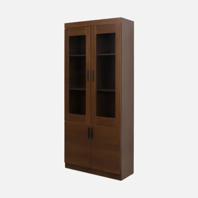 [SIAP PASANG] Como Home 2 Doors Bookcase (BC14) Almari Buku | Multipurpose Storage Cabinet