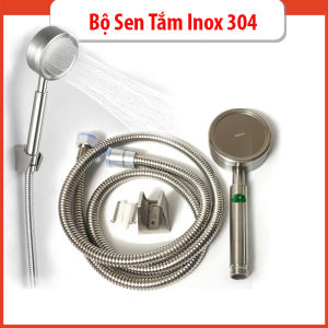 Tay sen tắm inox 304 Bộ sen tăng áp inox 304 Bát sen