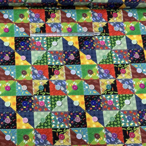 Bohemian Mandala Geometry Printed Fabric Vintage Ethnic Fabric Cotton Quilting Patchwork by Half Meter