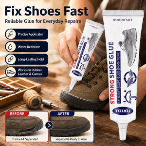 Shoe Repair Glue Waterproof Adhesive Strong Bond for Leather and Sneakers