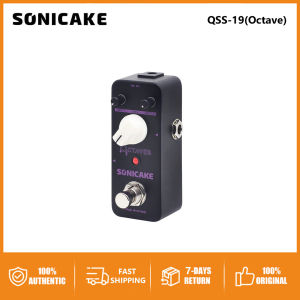 SONICAKE Octave Guitar Pedal Octave Pedal Guitar Effects Pedal Analog Classic Bass Octaver True Bypass QSS-19