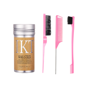 IKT Flyaway Control Wax Stick Trio – Pink Hair Tools No Greasy Feel