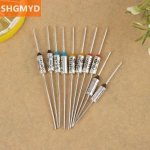 [COD] SHGMYD 10Pcs Metal Thermal Fuse 10A 15A 250V Temperature 142° 150° 172° 185° 216°