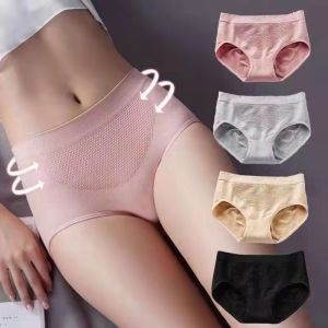HONEY FASHION-High Waist Belly Control Body Shaping Underwear Antibacterial Hip Lifting Belly Control Cotton Panties