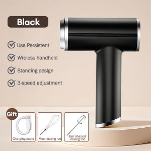 3 Speeds Household Wireless Electric Hand-Held Egg Beater Mixer Cream Beater Cake Baking Tools Pengadun Tepung电动打蛋器