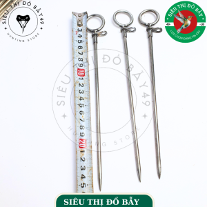Cây cắm gà rừng gà tre inox mẫu ổ bi siêu bền