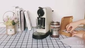 LZD Nespresso Coffee hine Can Be Recycled Capsule Shell Cups after Coffee Capsule   Stainless Steel Coffee Capsule