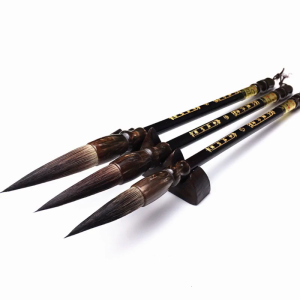 3 cái/gói thư pháp bàn chải xiong hao tóc lớn/Vừa/nhỏ tùy chọn xiong hao tóc cho Tranh phong cảnh truyền thống