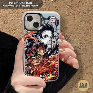 Hardcase IMD for Iphone DU559 Demon Slayer Casing Hologram Polycarbonate Color Handphone