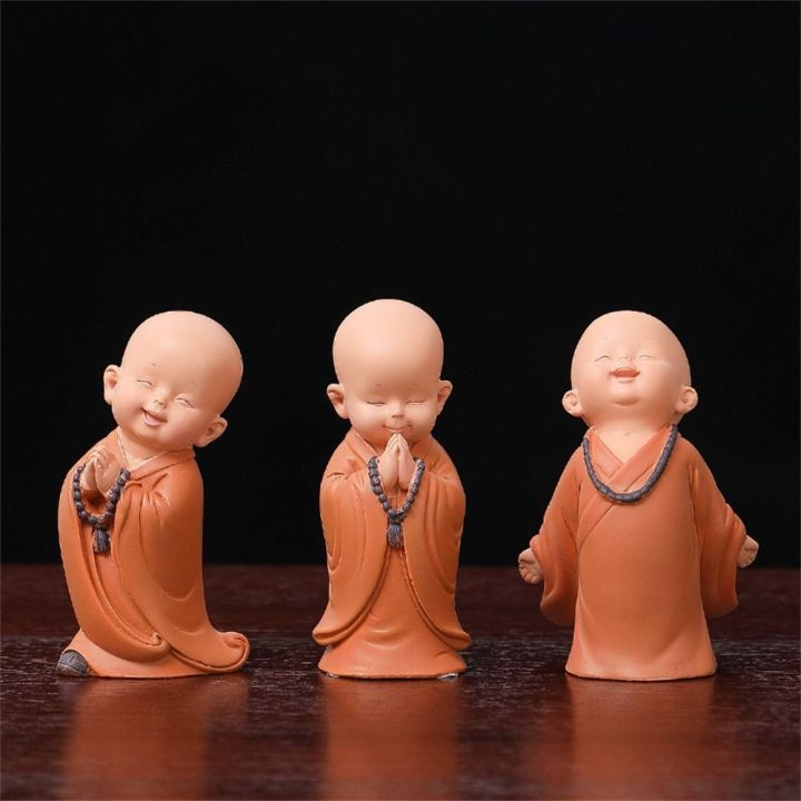 HG Creative Cute Resin Religion Buddha Desk Miniatures Car Ornament ...