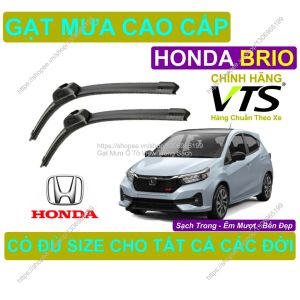 Gạt Mưa Silicon Kính Lái Honda Brio Cặp Gạt M.ưa Kính Lái Honda Brio Có Đủ S.ize Cho Các Đời Xe Honda Brio