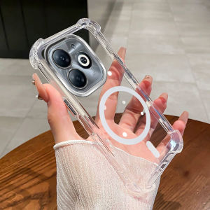 ซองกันกระแทกสำหรับ ITEL A70 Tecon spark 10 10c ซองศัพท์ 2025 ดีไซน์แม่เหล็กใหม่ ซองสวยงาม SZ15