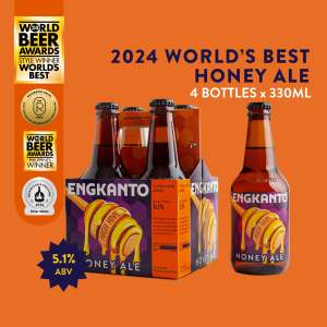 Engkanto Brewery High Hive Honey Ale  5.1% ABV Local Craft Beer  Floral & Sweet  World Beer Awards 2024 Winner