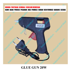 PISTOL LEM TEMBAK MINI / LEM TEMBAK / LEM BAKAR / GLUE GUN 20W