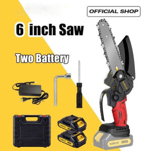 Cordless mini chainsaw portable energy-saving electric chainsaw with battery