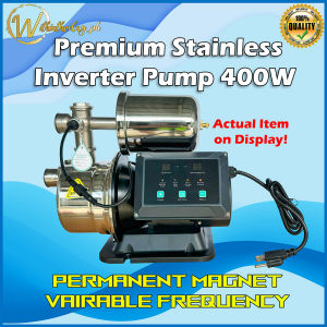 Inverter Stainless 0.5HP 60hz 400W Intelligent Automatic Self-Priming Water Booster Pump Silent type pure copper permanent magnet