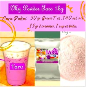 BUBUK POWDER MINUMAN RASA TARO REGULER - 1 KG