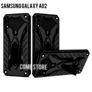 Casing Untuk Samsung Galaxy A02/M02 HardCase Phantom Armor Kickstand Robot Transformers Terbaru