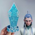 Vương miện cài tóc Ao Bing, mũ cosplay Ngao Bính nhũ lấp lánh trong phim Natra Ma đồng ƞáo Hải. 