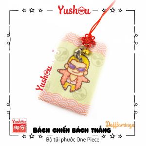 Móc Khóa Túi Phước One Piece (Kiểu Omamori) Có sẵn