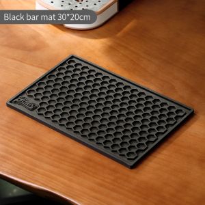 BINCOO Coffee Bar Mat Cup Drain Mat Anti-slip Mat Coffee Pressing Mat for Household Hotel and Coffee bar
