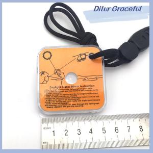 Ditur Practical Outdoor Emergency Survival Reflective Signal Mirror Adventure Mirror