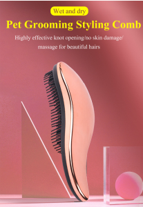 Pet grooming comb styling comb wet and dry combing tool pet grooming comb wet and dry comb
