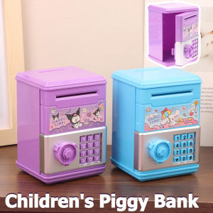 Sanrio Kuromi Piggy Bank My Melody Coin Bank Cute ATM Saving Box Kawaii Desktop Decor Gift for Girls Kids Birthday