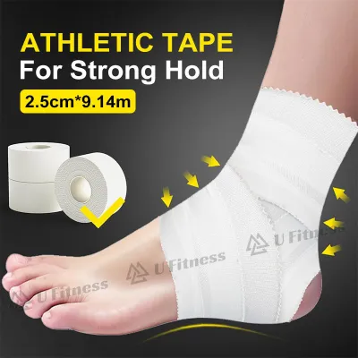 1 Roll Athletic Sports Tape - Waterproof Easy Tear No Residue Knee Ankle Muscle Support