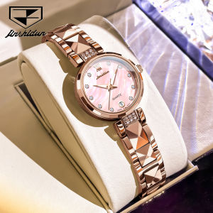 JSDUN Luxury Diamond Women’s Watch Waterproof High Quality Elegant Quartz Timepiece Perfect for Holiday Gift