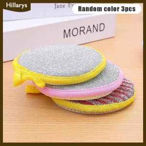 [Hillarys] 3 10 PCS Double Sided Dishwashing Sponge Dish Washing Brush Pan Pot Dish Wash Sponges Household Cleaning Reusable Kitchen Tool