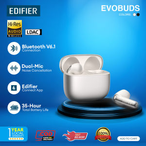 EDIFIER EvoBuds True Wireless Noise Cancelling Earbuds with AI Voice Translation