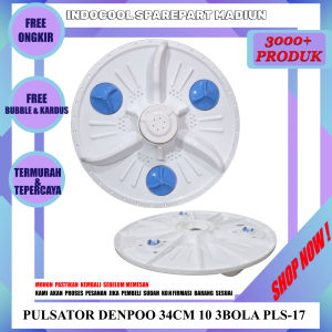 PMCD3 PUTARAN BALING-BALING MESIN CUCI / PULSATOR / PULSATOR DENPOO 34CM 10 3BOLA PLS-17