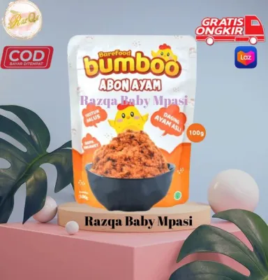 BUMBOO Abon Asli Kaldu & Abon Anak MPASI No MSG Tanpa Gula Sehat Aman RAZQA BABY MPASI