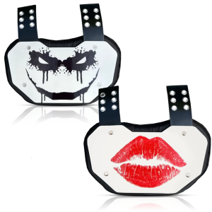 Football Protective Back Plate Small Size Shocked Absorbing Foams Lining Secure Movement For Speed Agility