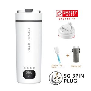 [In Stock] MINI portable electric kettle 500ml rechargeable heating insulated coffee cup intelligent household outdoor Boil Control Smart Water Kettle 便携式水壶