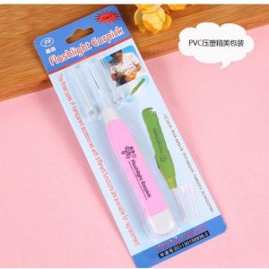 Luminous ear scoop baby children adult universal ear scoop household ear pick tweezers with light buckle ear scoop cleaner