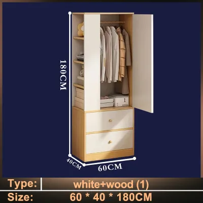 Wardrobe home bedroom minimalist bedside wardrobe crevice wardrobe bookshelf storage rack