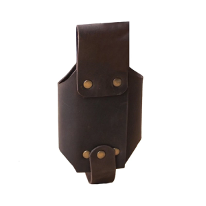 Beer Belt Holder PU Leather Bottle Holder Portable Belt Beer Bottle Holder Beer Can Holder for Outdoor Party