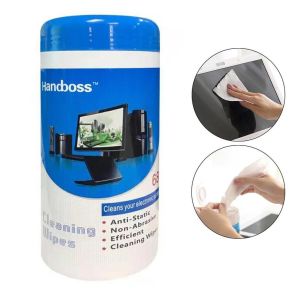 Soft Anti-static Cleaning Wipes Wet Tissues for Computer Laptop LCD Monitor TV Mobile Phone Screen 68pcs/box