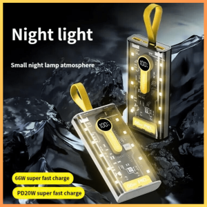 COD KIRIM CEPAT Shark Power Bank Fast Charging PD 66W 20000mAh / Powerbank robot 20000 mah awet dan tahan lama mini aesthetic murah 20 ribu / pb fast charging robot rt180 untuk semua hp android lengkap khusus iphone