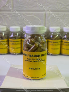 [BELI 1 GRATIS 1]Obat Herbal Hepatitis ABCDE Liver bengkak Paling Ampuh 100% Original Herbal - Jamu Babah Kuya (KAPSUL)