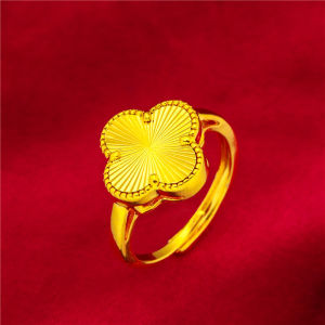 Emas Bangkok Emas Korea 24K Bracelet Ring Gold Plated Rantai Gelang Tangan & Cincin Emas Sadur Perempuan emas 916 N