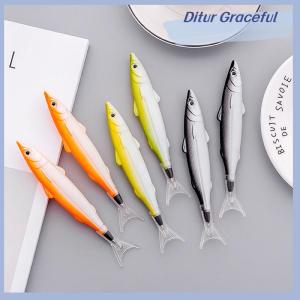 Ditur ปากกาลูกลื่นปลาในมหาสมุทรขนาด0.5มม. เครื่องเขียนตลกๆสุดสร้างสรรค์อุปกรณ์สำหรับโรงเรียน