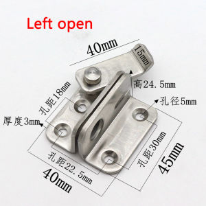 【🇲🇾Stock】Stainless Steel Safety Door Lock Left Right Door Lock Swivel Bolt Swing Bolt Security Door Latch Anti-theft Door Bolt Safety Drawer Lock / Gate Lock Grill Lock Cabinet Selak Pintu / Home Bathroom Living Room Garden Door Bolt Lock 门闩 门锁