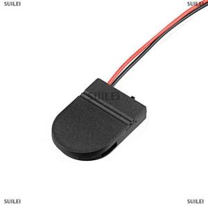 [COD] SUILEI 5PCS Single Slot CR2032 CR 2032 Button Coin Cell Battery Holder Case Cover With ON-OFF Switch leads Wire 3V Battery Box