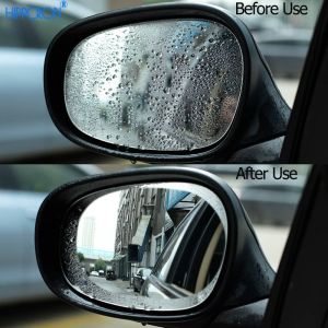 Car Mirror Window Clear Film Car Rearview Mirror Protective Film Anti Fog Car Sticker Waterproof (2 PCS)