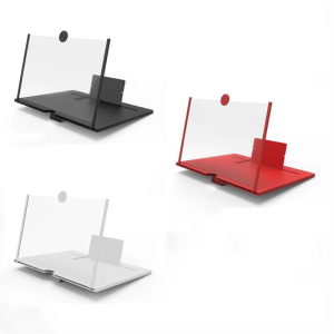 3D Enlarged Display Smartphone Magnifier Space Efficient Adjustable Viewing Angled Fit for Extended Screen Time Comfort