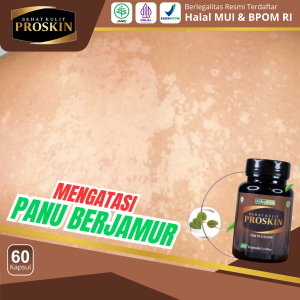 Obat Panu Kulit Berjamur Kurap Gatal Menahun Alergi Jamur Kulit Di Badan - Obat Herbal Proskin 100% Original